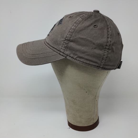 Yellowstone Aerial Adventures Strapback Hat Brown Embroidered Logo Zip Line - Picture 4 of 10